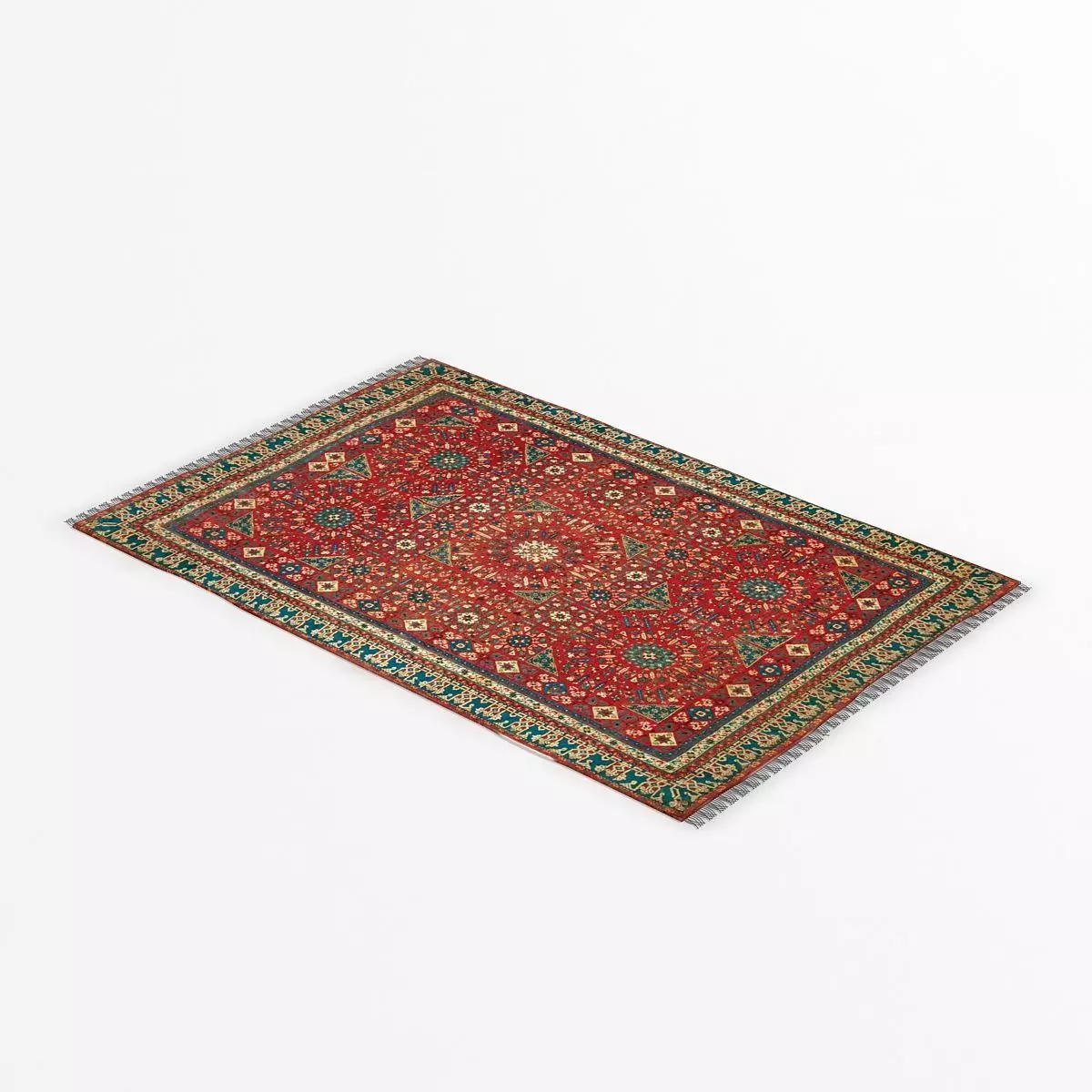Carpet 4 oriental rug 3D model_0