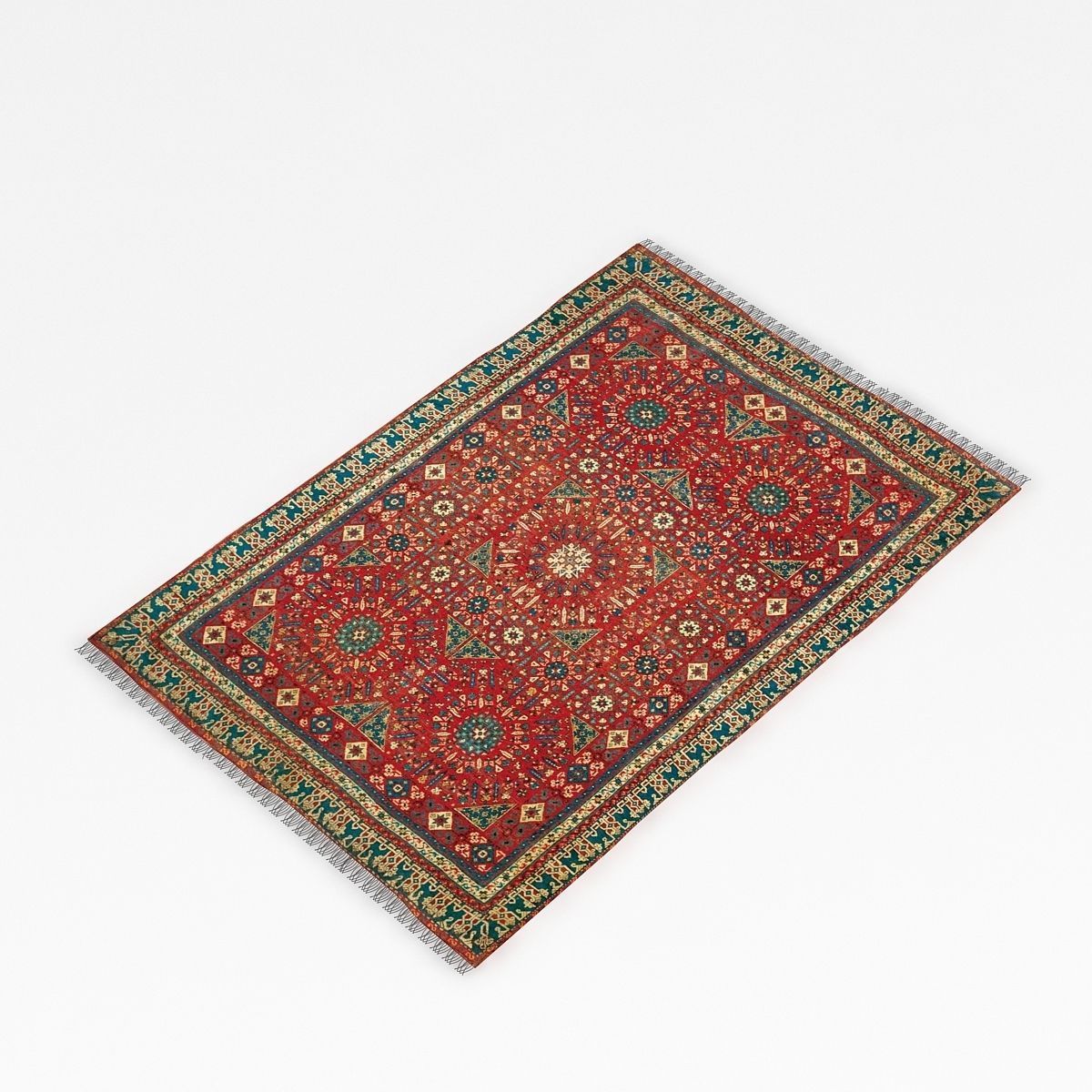 Carpet 4 oriental rug 3D model_1