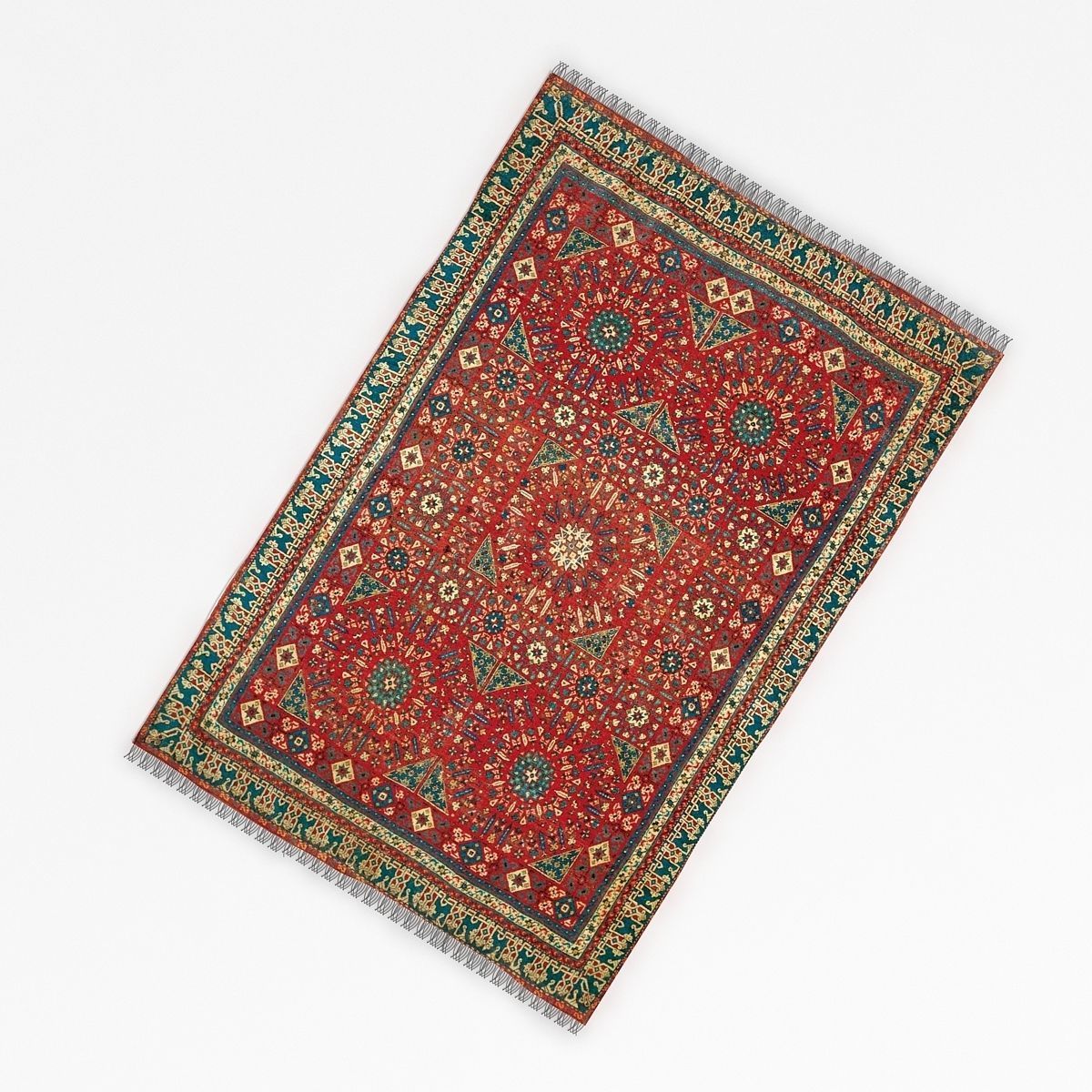 Carpet 4 oriental rug 3D model_2