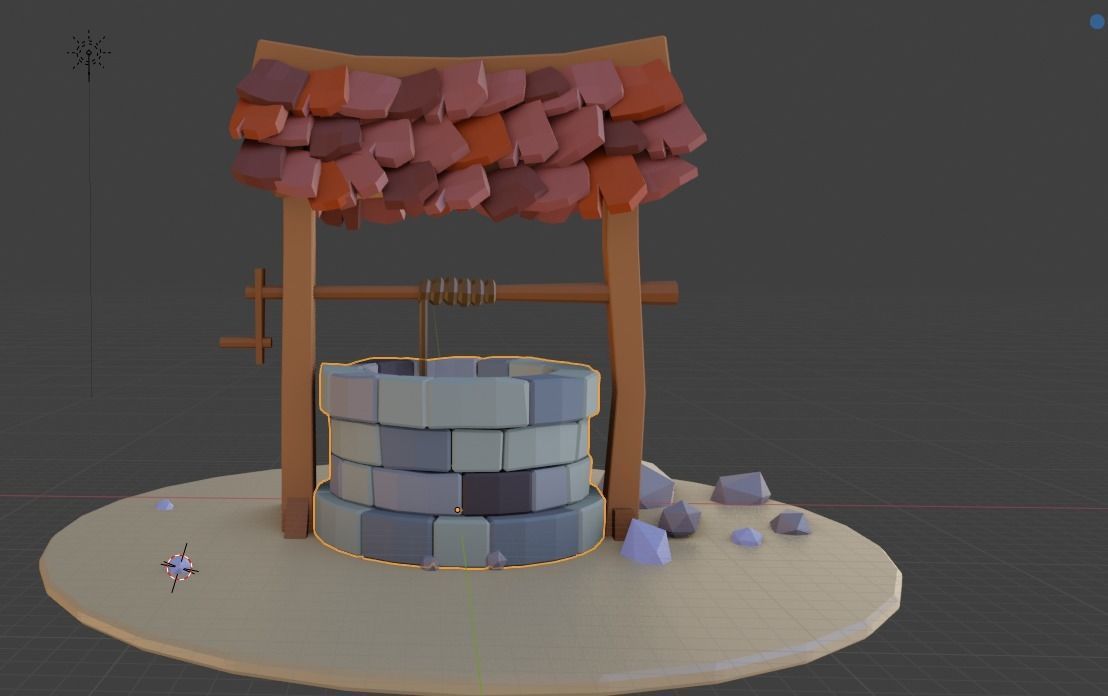 Fabulous well 3D model_2
