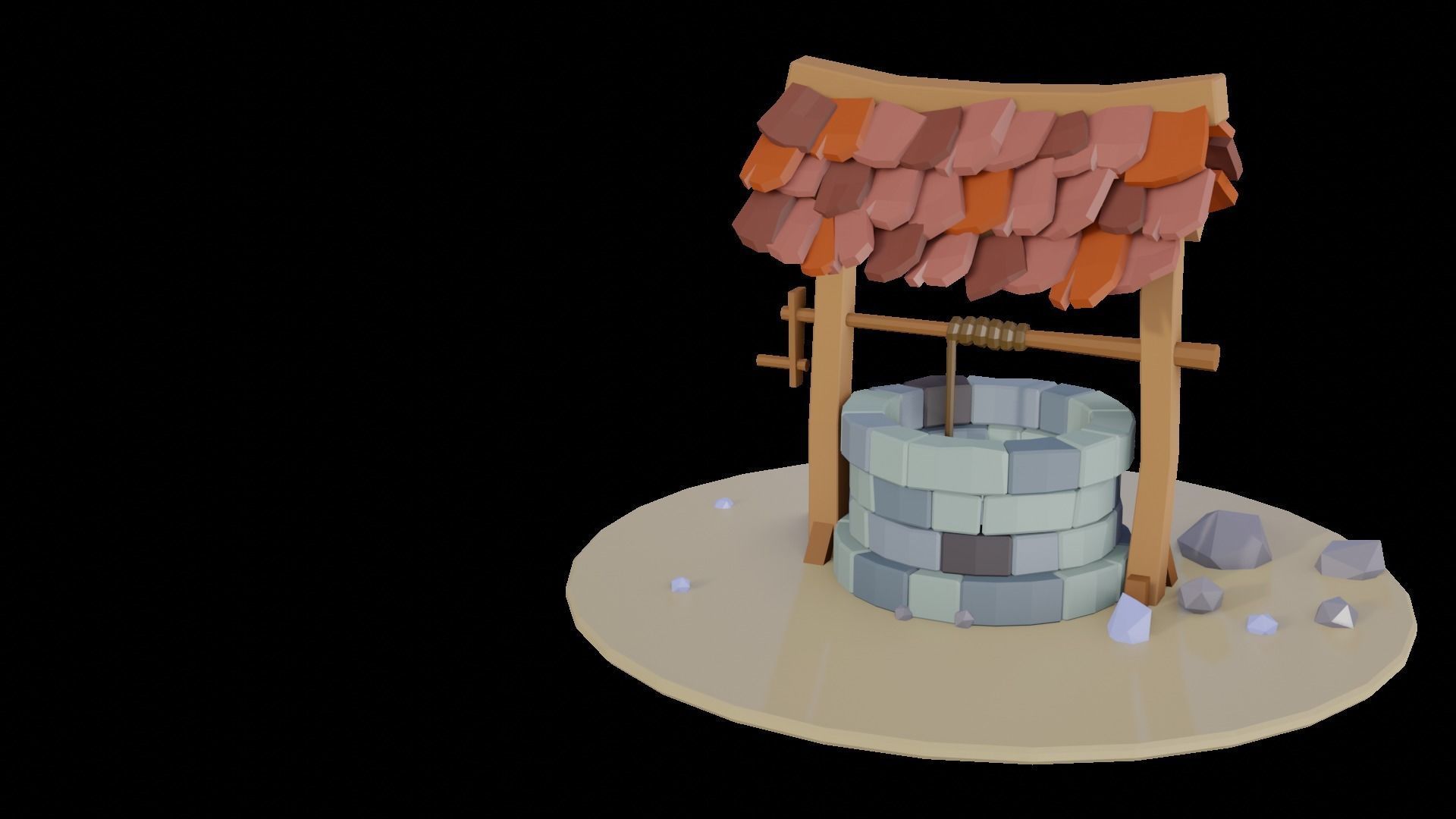 Fabulous well 3D model_5