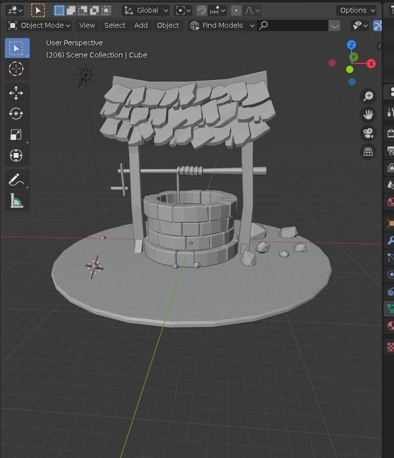 Fabulous well 3D model_4