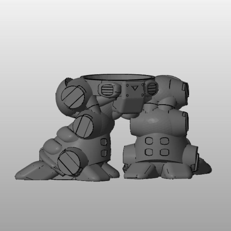 CHIBI-TECH SD - ARMADILLO CHASSIS        3D print model_1
