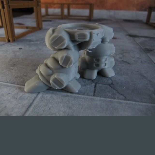 CHIBI-TECH SD - ARMADILLO CHASSIS        3D print model_3