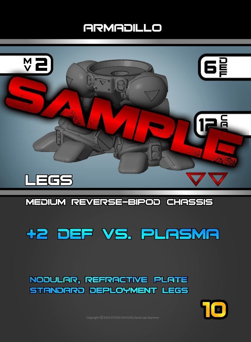 CHIBI-TECH SD - ARMADILLO CHASSIS        3D print model_5