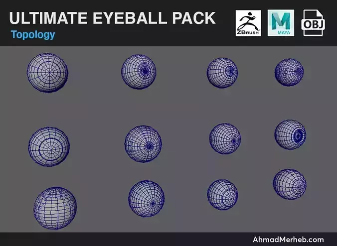 Ultimate Eyeball Pack Models