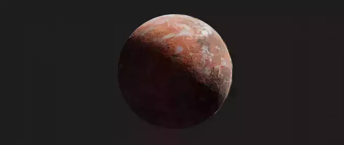 photorealistic mars