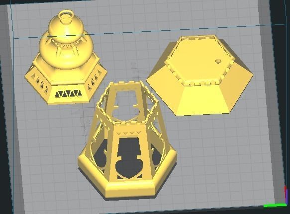 Ramadan lantern 3D print model_5