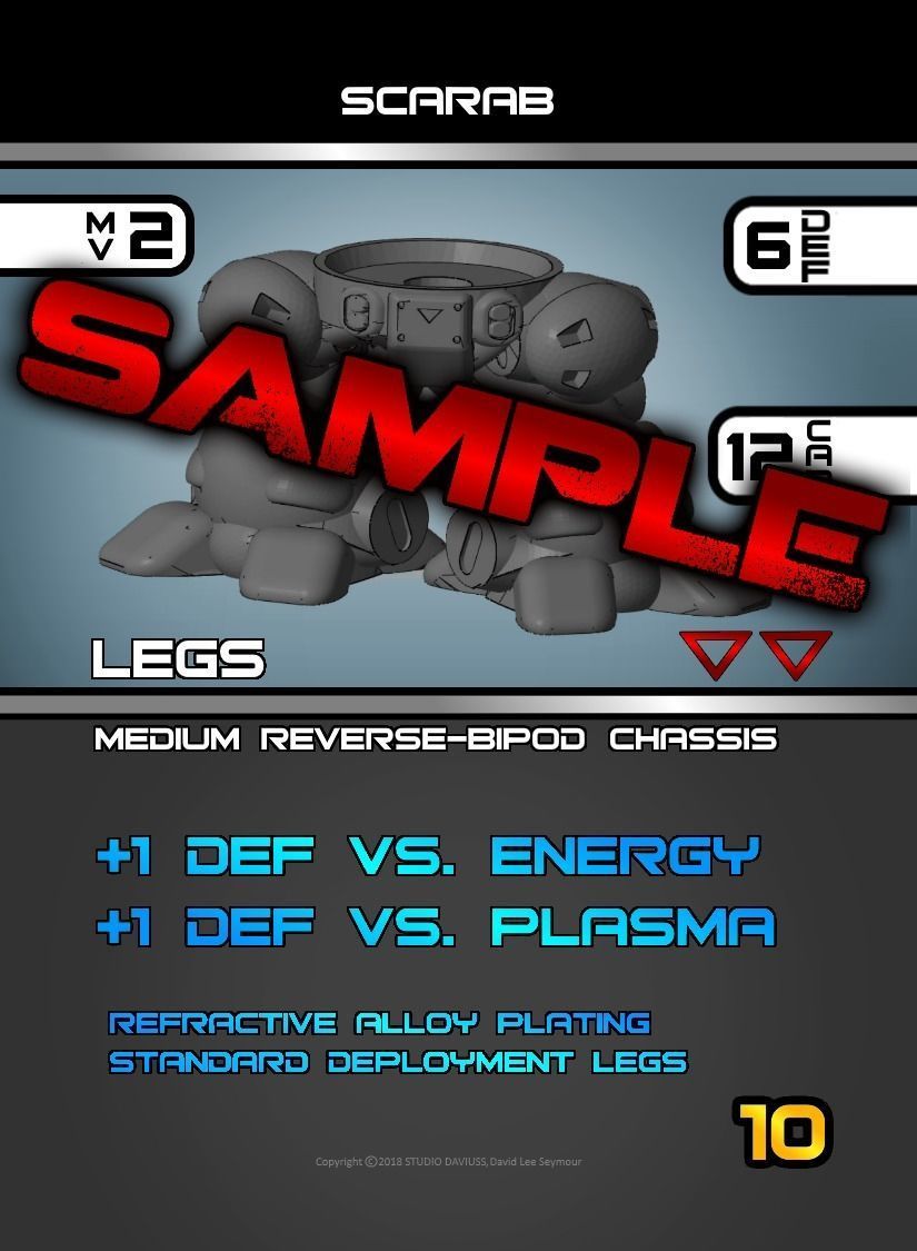 CHIBI-TECH SD - SCARAB CHASSIS     3D print model_4