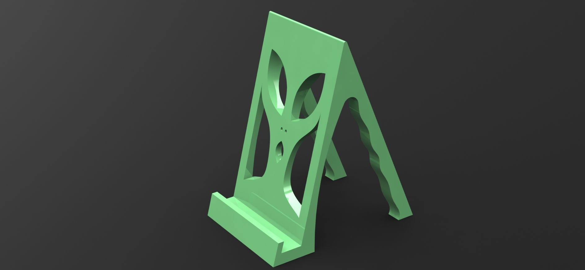 Alien Phoneholder 3D model 3D printable | CGTrader