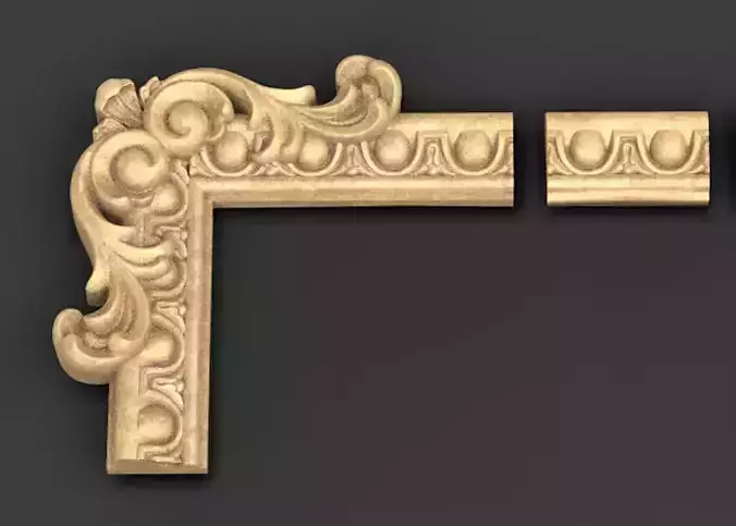 Frame Relief 6  3D STL model