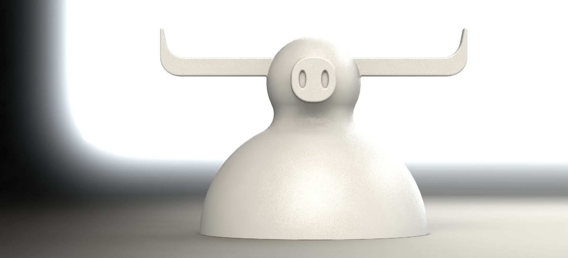 Cow Keyholder  3D print model_1