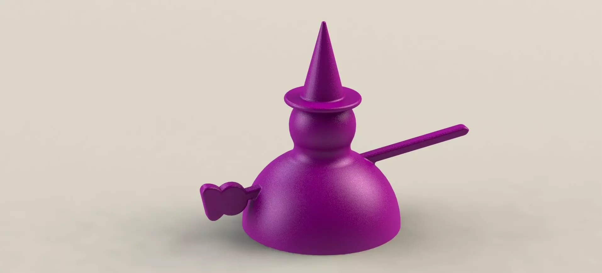 Witch Keyholder 3D print model
