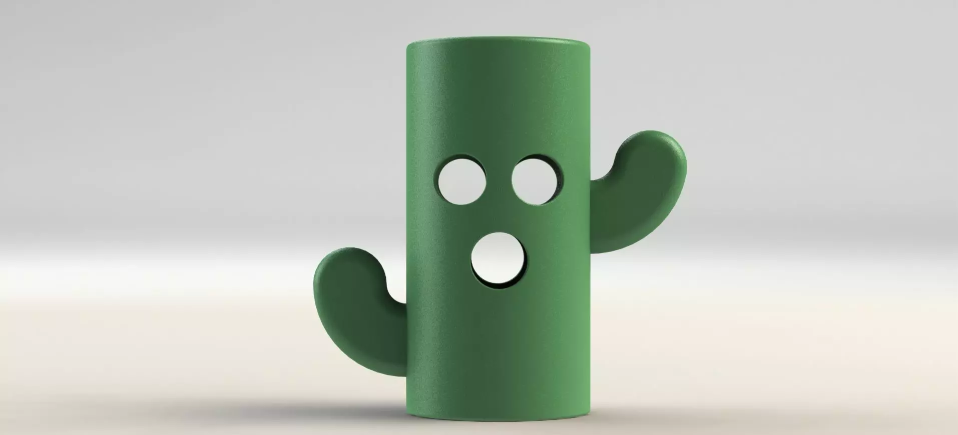 Cactus Pen holder  3D print model_0