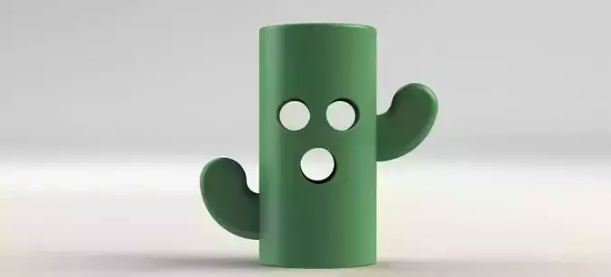 Cactus Pen holder  3D print model