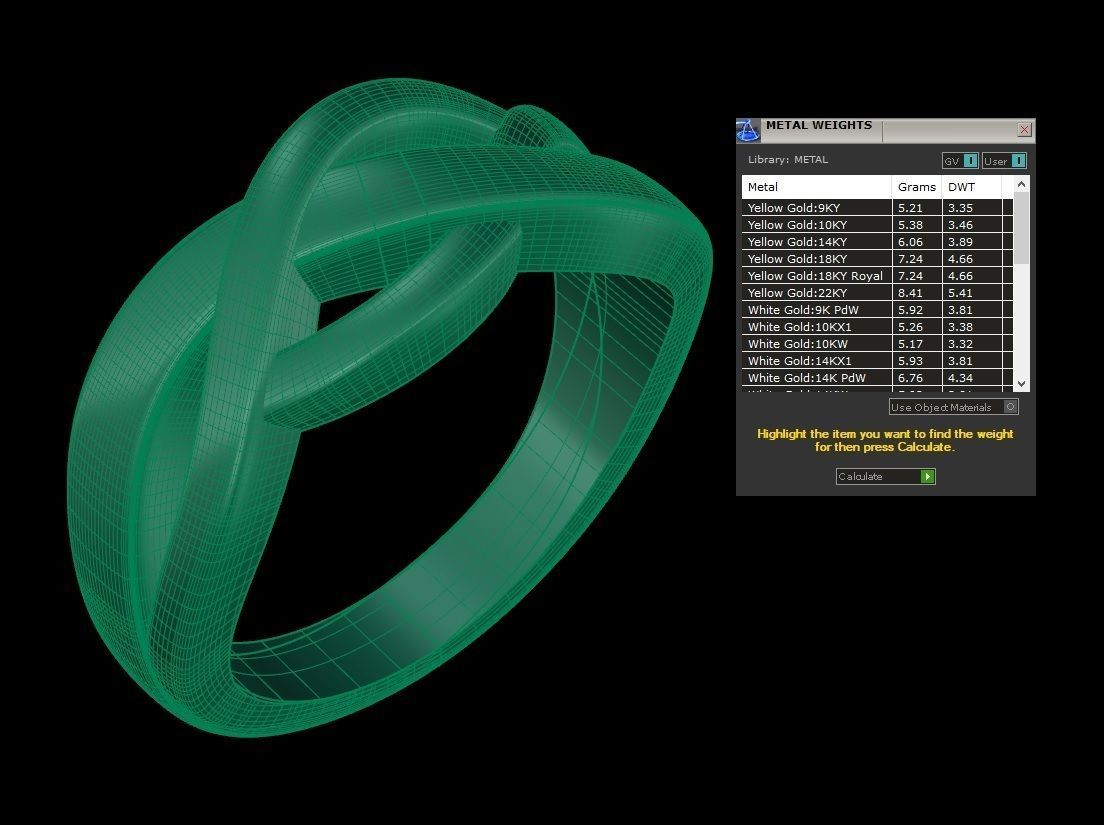 RING MODEL 469 3D print model_2