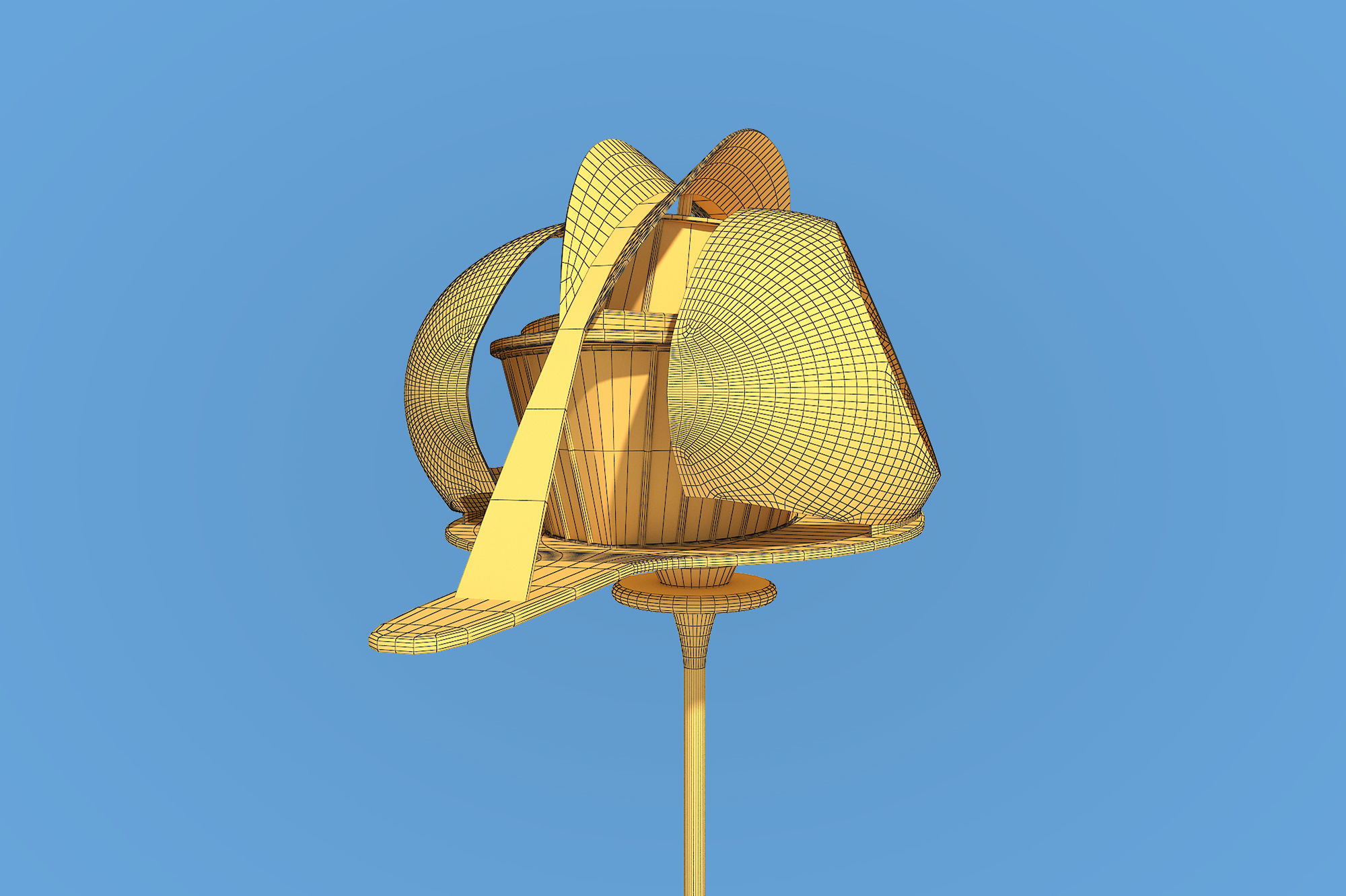 Futuristic Architecture Skyscraper 07 3D model_7