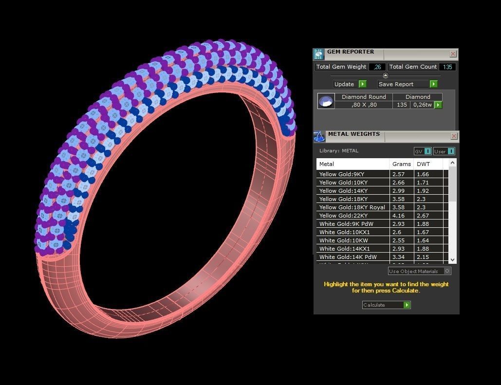 RING MODEL 471 3D print model_3