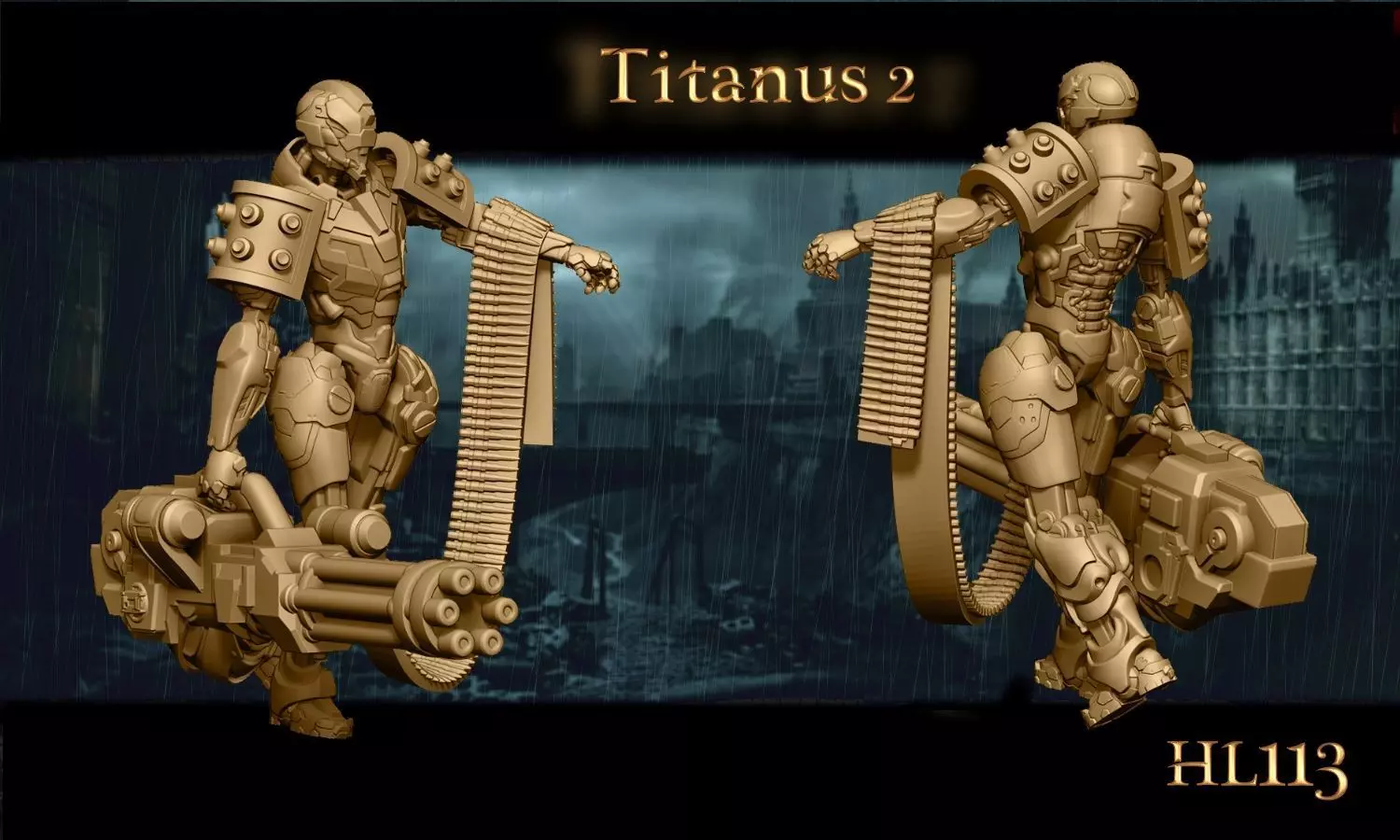 Heresylab Redeemers Titan Robot 2 3D print model_0