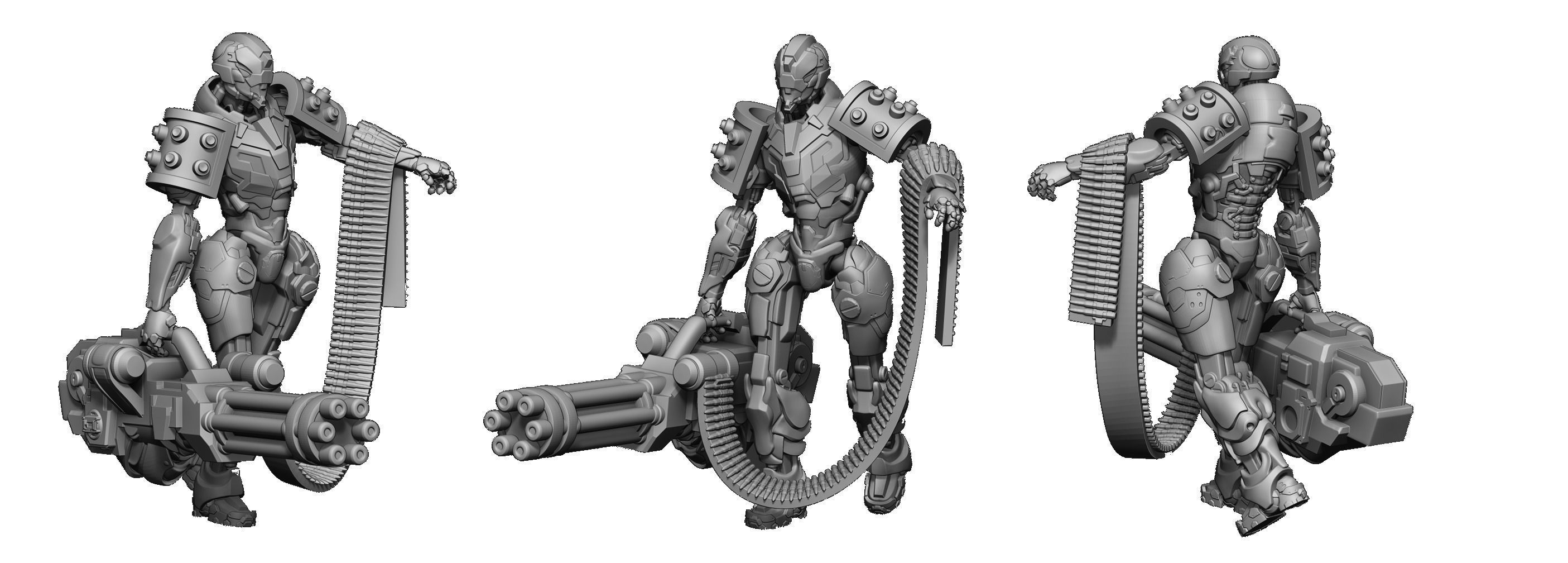 Heresylab Redeemers Titan Robot 2 3D print model_1