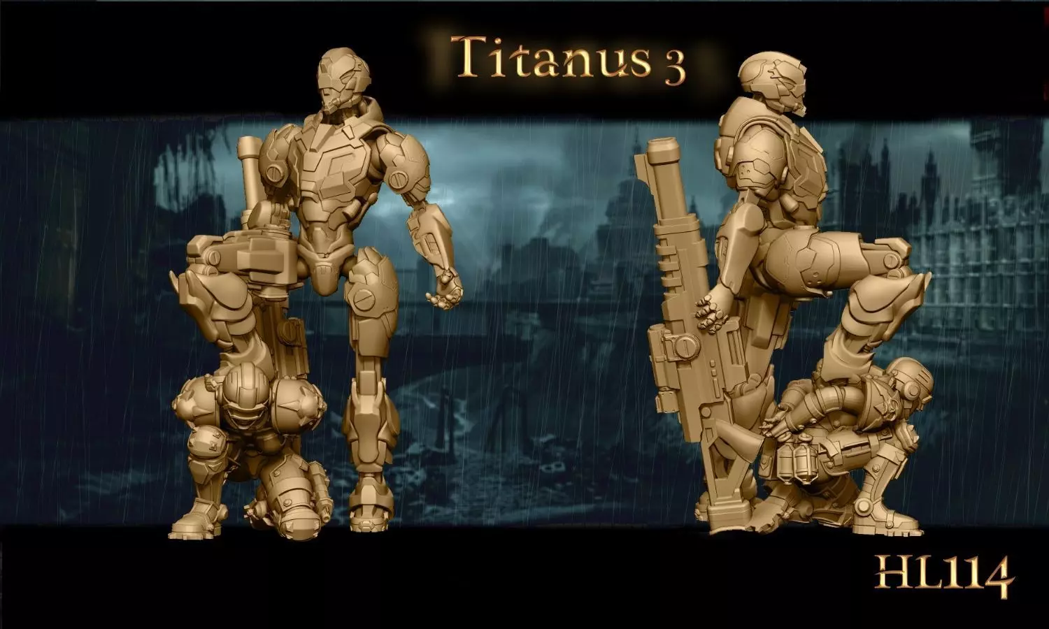 Heresylab Redeemers Titan Robot 3 3D print model