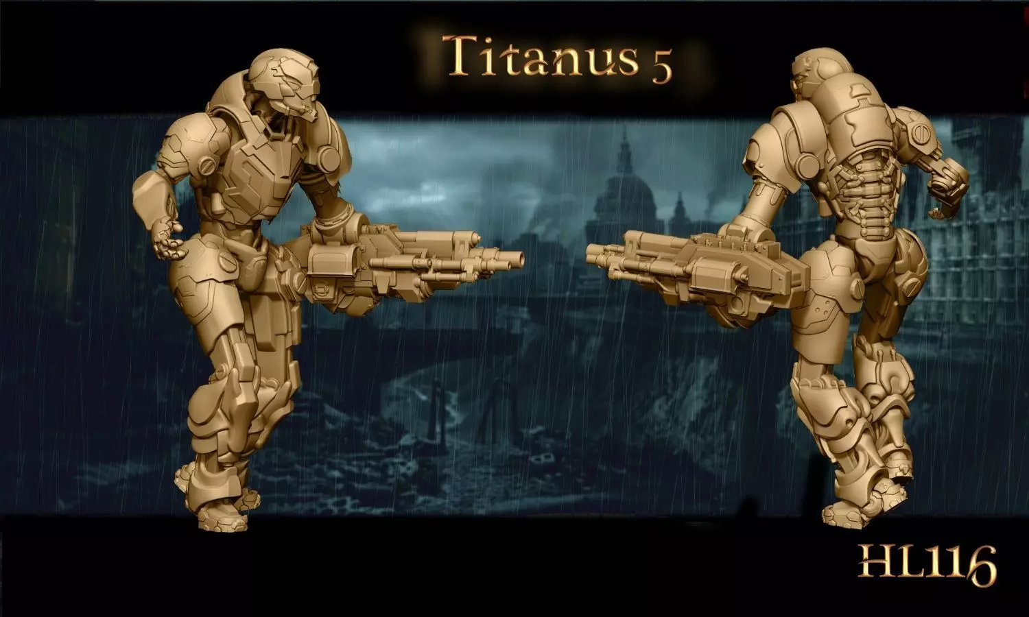 Heresylab Redeemers Titan Robot 5 3D print model_0