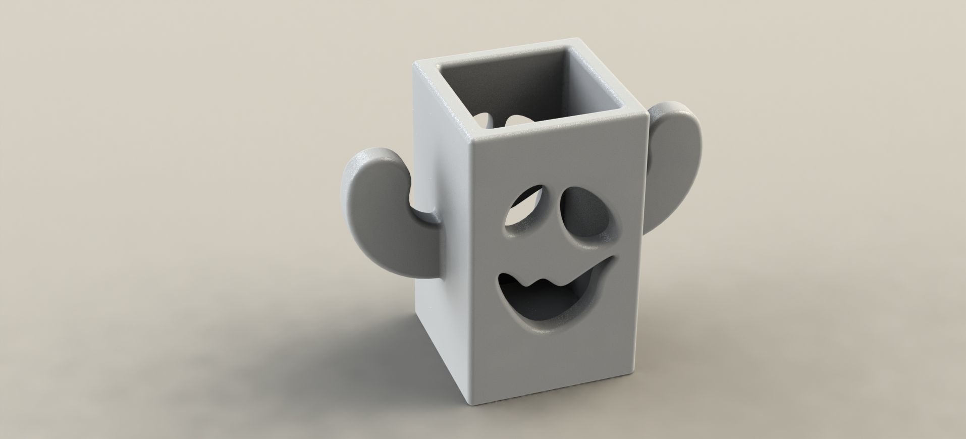 Ghost Pen Holder 3D print model_2