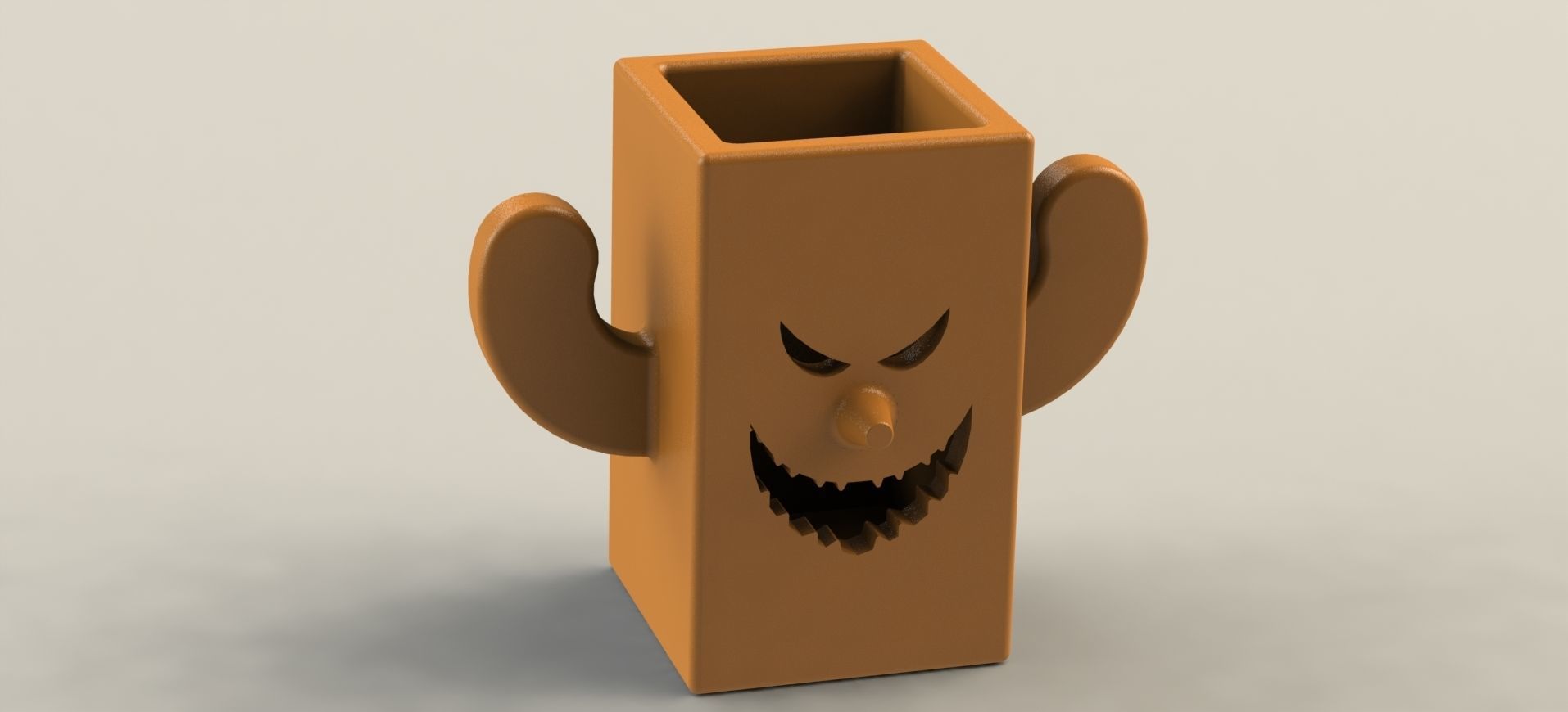 Monster Pen Holder 3D print model_2