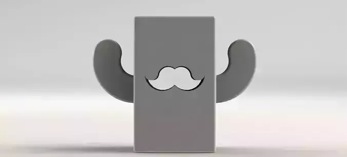 Moustache Pen Holder 