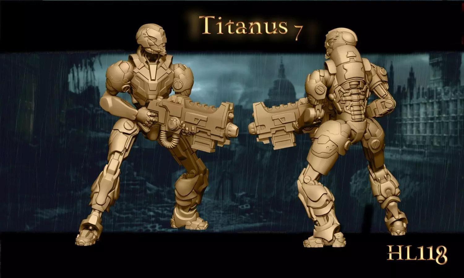 Heresylab Redeemers Titan Robot 6 3D print model_0