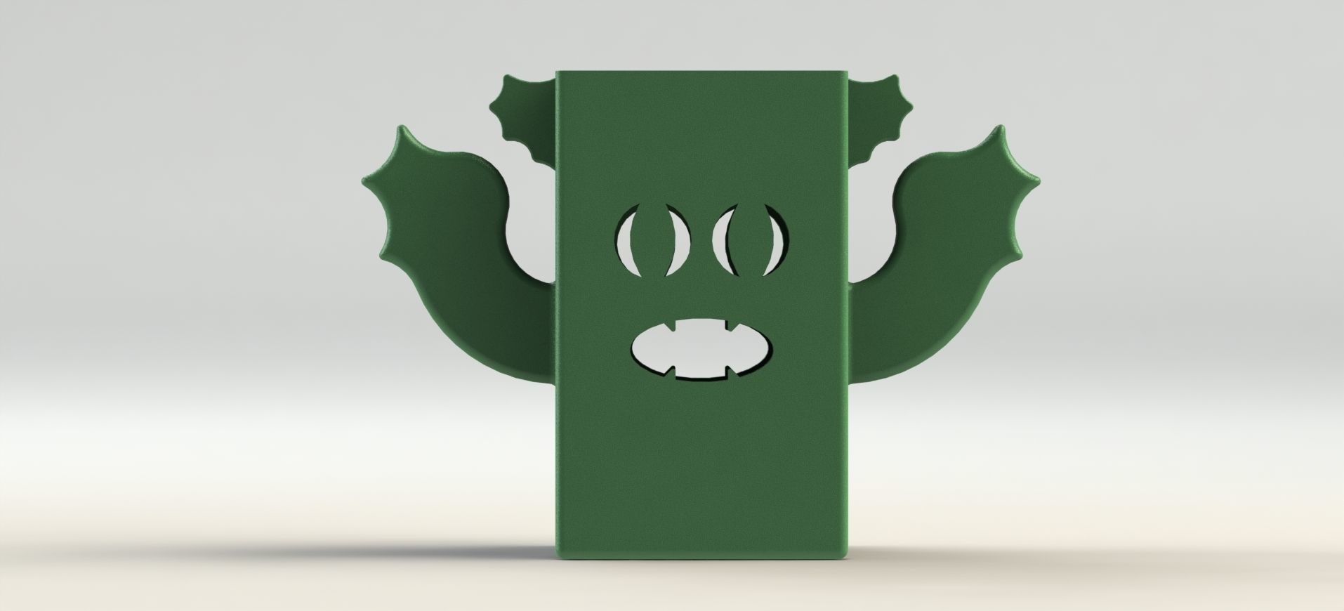 Swamp Monster Pen Holder 3D print model_1