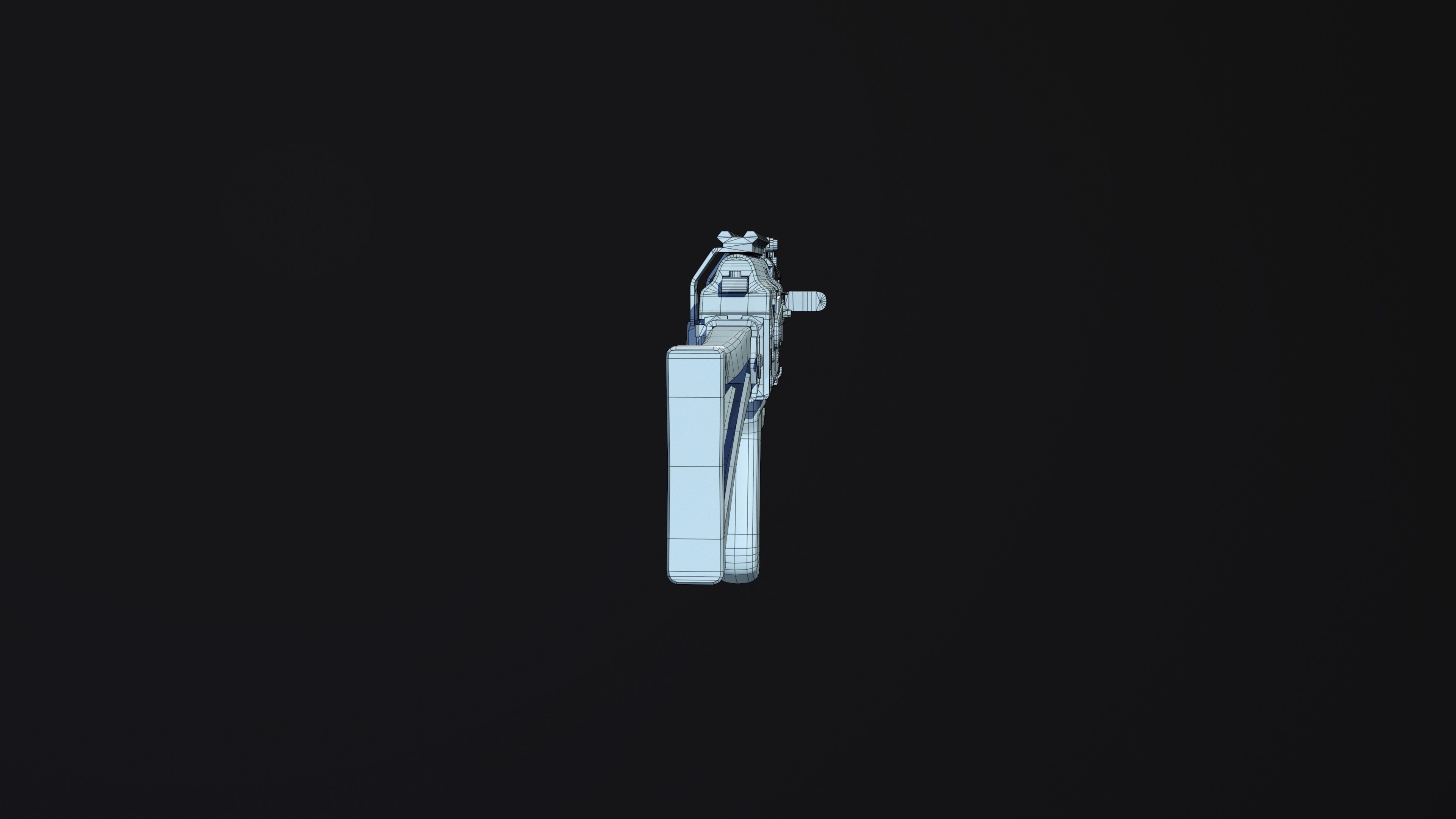 Weapon - Gun - SMG - BizonPP19 Low-poly 3D model_16