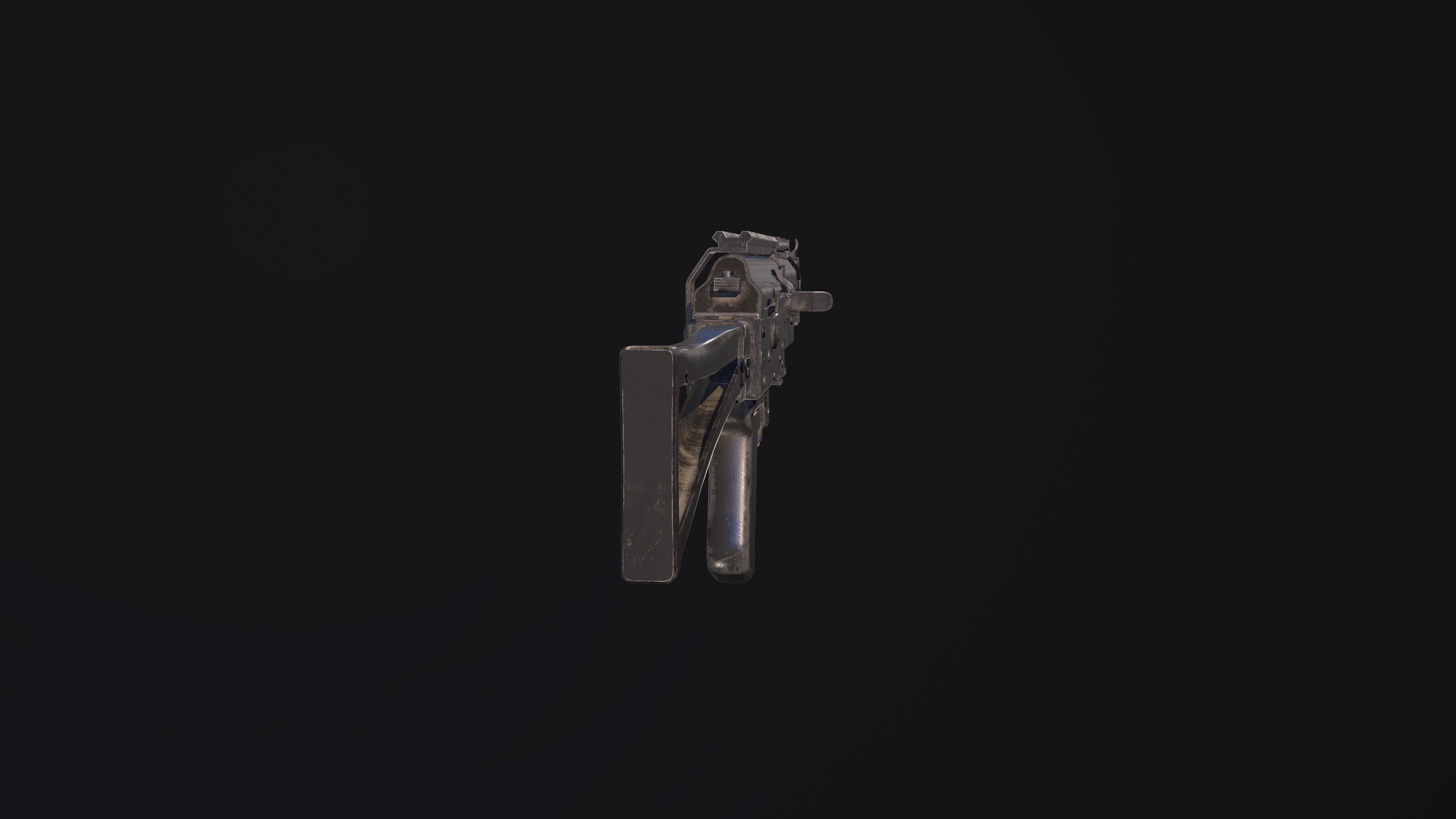 Weapon - Gun - SMG - BizonPP19 Low-poly 3D model_8