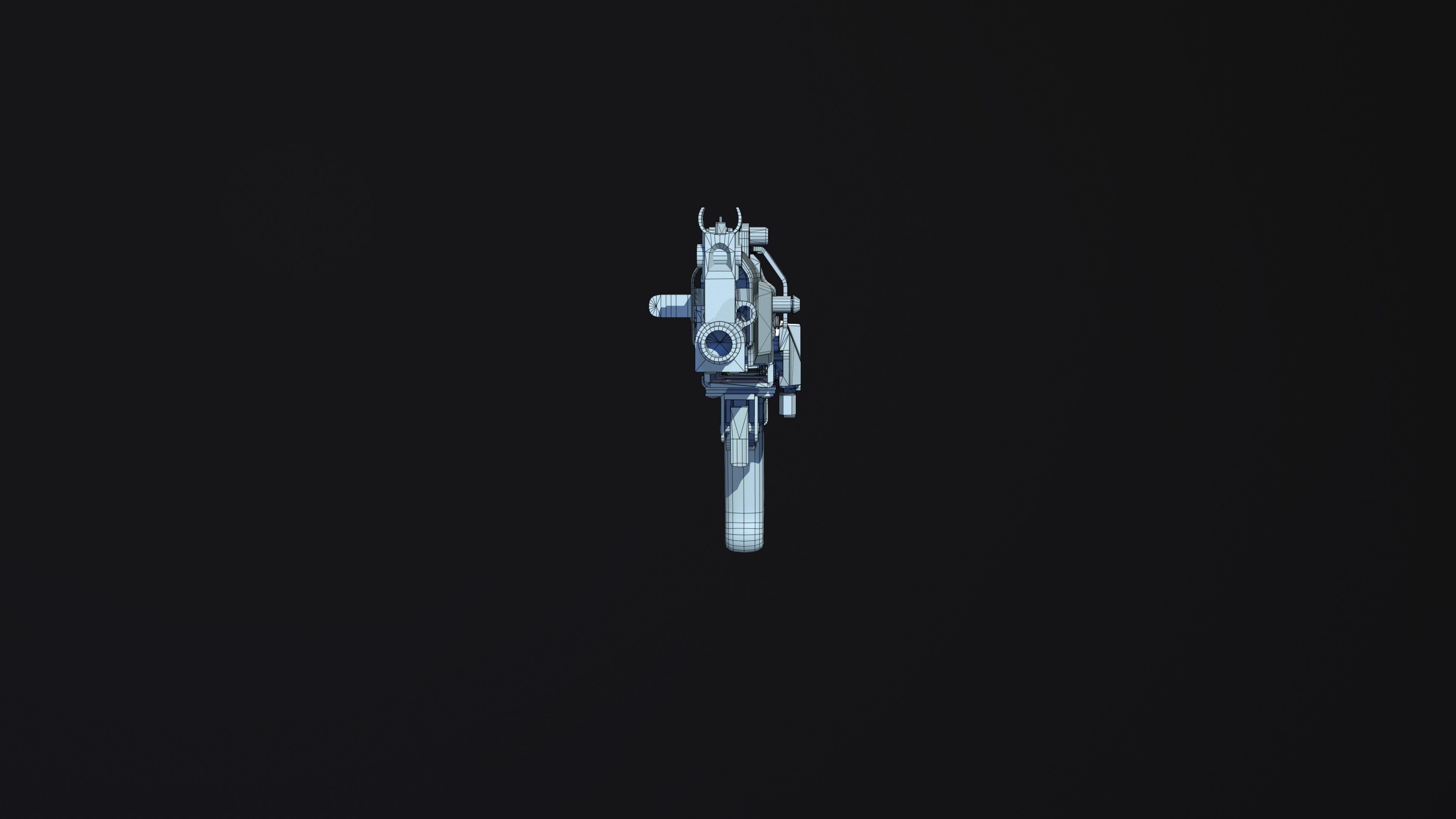 Weapon - Gun - SMG - BizonPP19 Low-poly 3D model_12