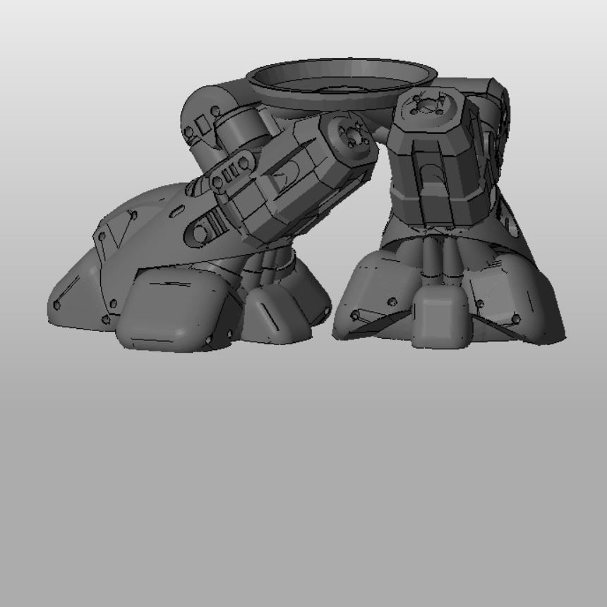 CHIBI-TECH SD - DED-409 CHASSIS 3D print model_1