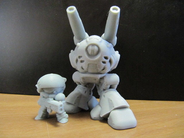 CHIBI-TECH SD - DED-409 CHASSIS 3D print model_6