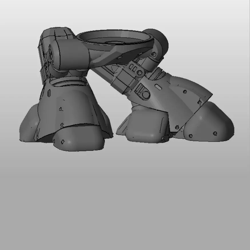 CHIBI-TECH SD - DED-409 CHASSIS 3D print model_0