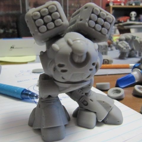 CHIBI-TECH SD - DED-409 CHASSIS 3D print model_2
