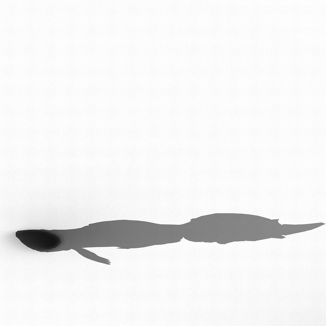 Large Stone Carving - Broken Buddha 04 3D model_4