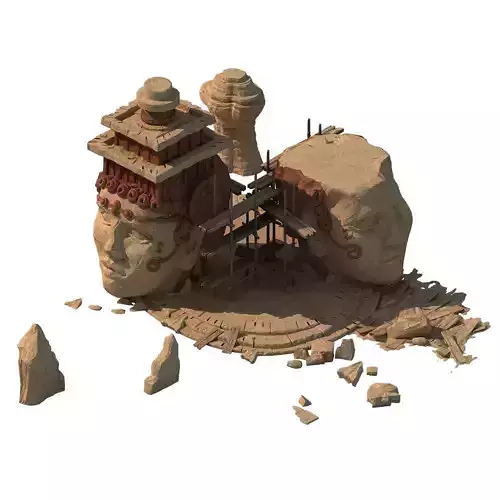 Large stone carvings - built Buddha statue 01