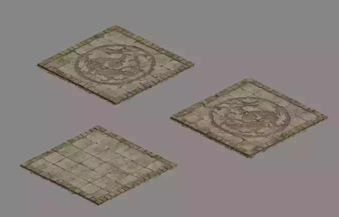 Ground parquet - dragon brick