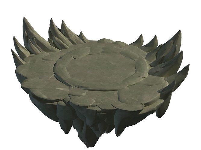 Terrain - round pk table 46 3D model
