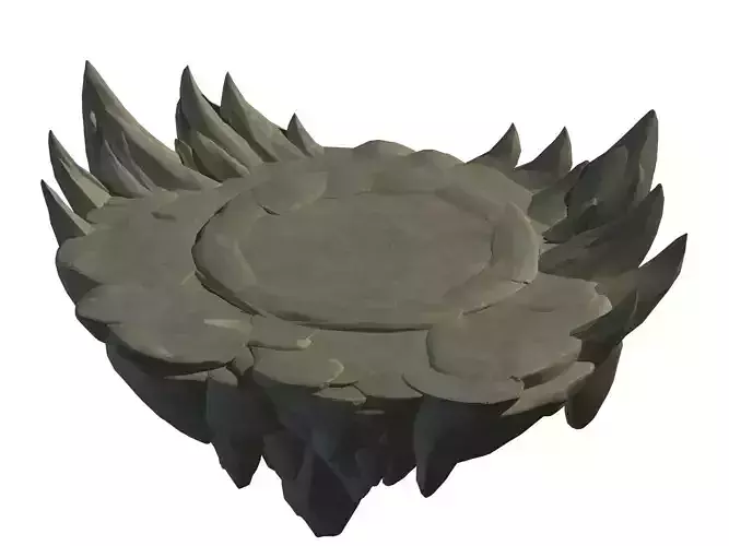 Terrain - round pk table 46 3D model