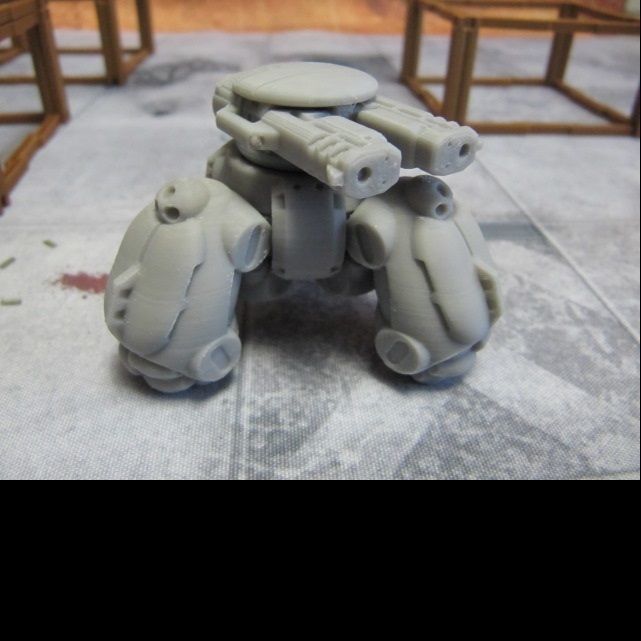 CHIBI-TECH SD - TRIDENT CHASSIS         3D print model_2