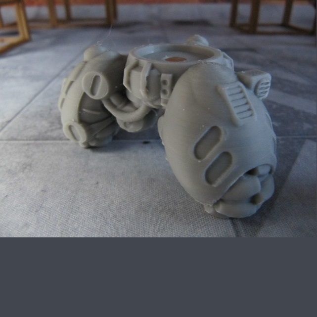 CHIBI-TECH SD - TRIDENT CHASSIS         3D print model_8