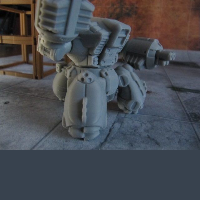 CHIBI-TECH SD - TRIDENT CHASSIS         3D print model_6