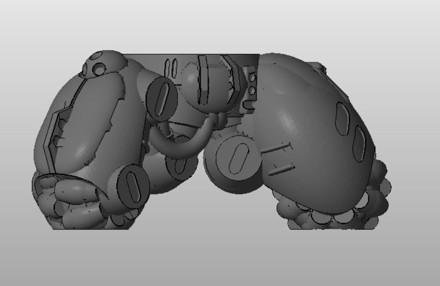 CHIBI-TECH SD - TRIDENT CHASSIS         3D print model_15