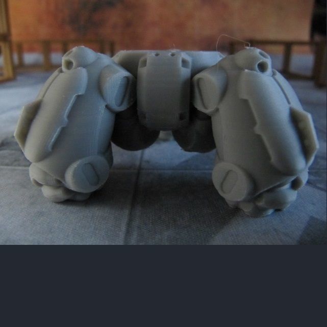 CHIBI-TECH SD - TRIDENT CHASSIS         3D print model_9