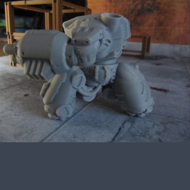 CHIBI-TECH SD - TRIDENT CHASSIS         3D print model_4