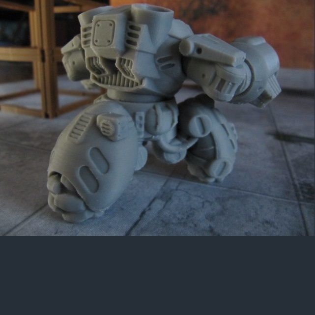 CHIBI-TECH SD - TRIDENT CHASSIS         3D print model_5